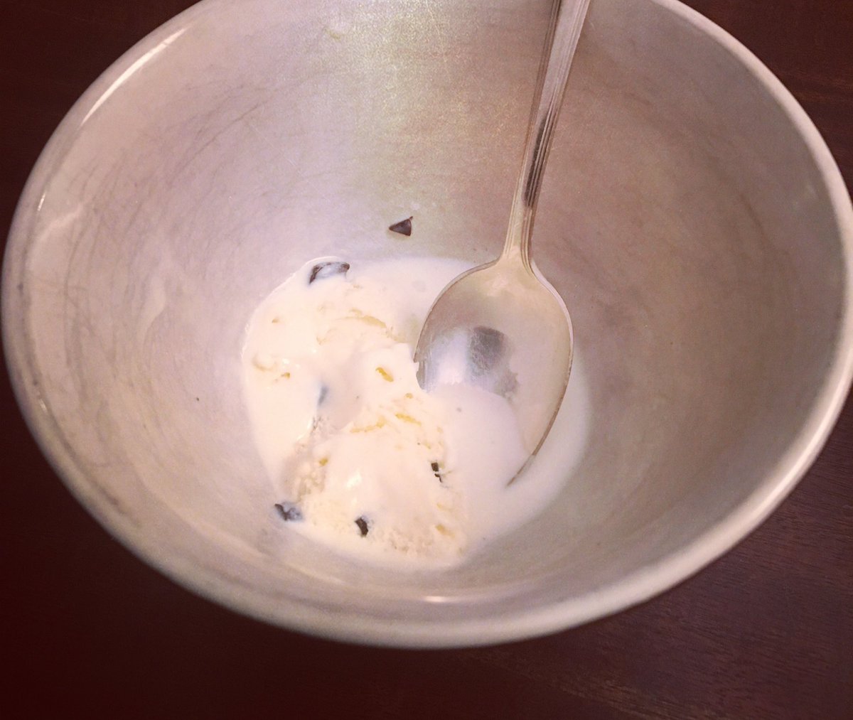 susannekerns's tweet photo. My son said he can’t finish his ice cream because he’s feeling kind of sick.
There’s a 95% chance that this bowl has elementary school plague in it....but there’s a 100% CHANCE that this bowl has ice cream in it.
#ILikeMyOdds #FeelingLucky https://t.co/YvssuvpcuP