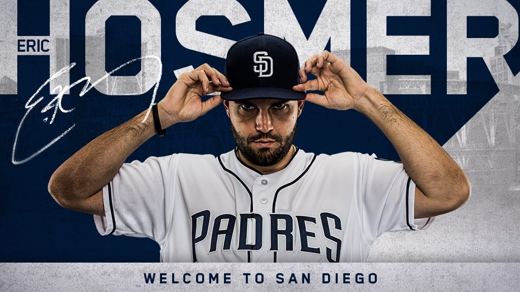 San Diego Padres on X: IT'S OFFICIAL! The #Padres have signed Eric Hosmer  to an eight-year contract:    / X