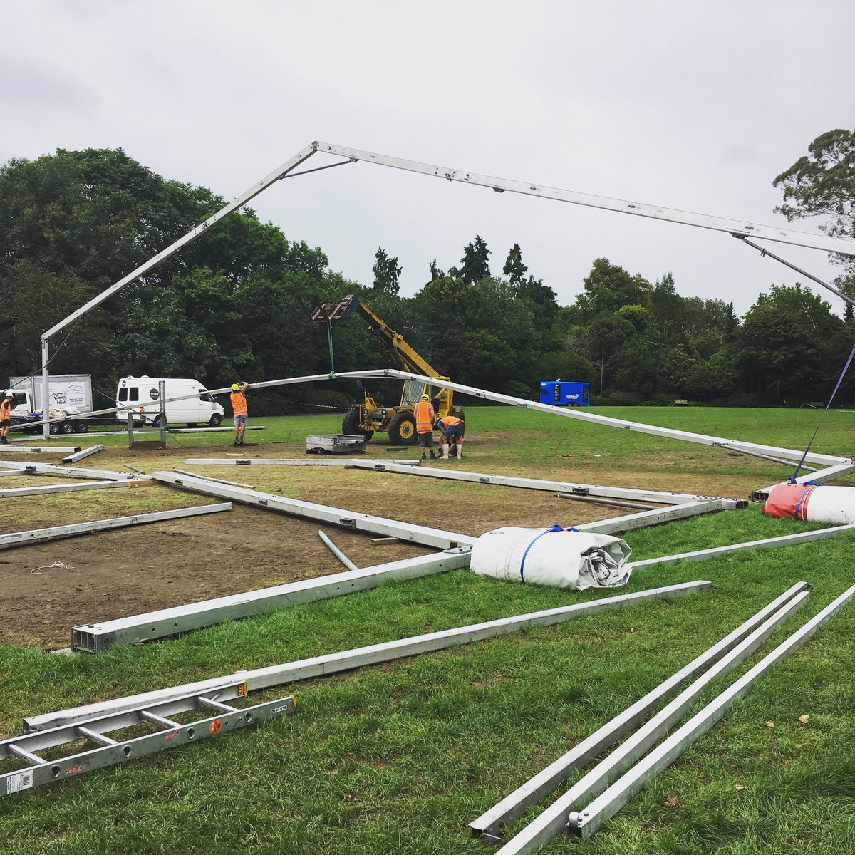 And just like that, all the infrastructure has gone. An efficient pack out is a good pack out