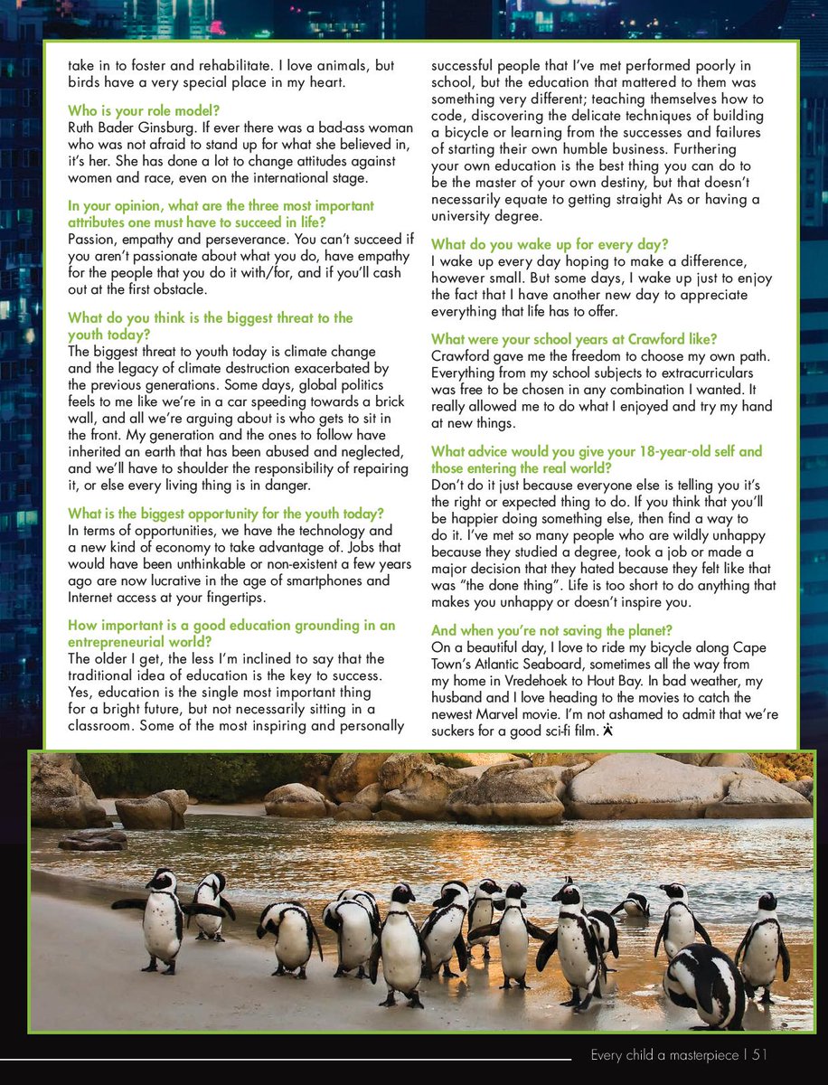 Last but not least, also featured on The Crawford Times we have Crawford La Lucia alumnus, Sunette Klopper - Associate at S-RM Risk &amp; Intelligence.
#WhereAreTheyNow #CrawfordEvolution #CrawfordPride