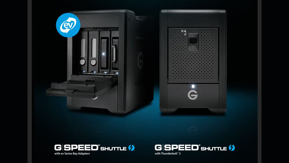 TangramNext's tweet photo. ¿Buscas una solución de almacenamiento de alto rendimiento basada en Thunderbolt 3? 👉 G-SPEED Shuttle https://t.co/u0pF4di3md @GTechStorage #Thunderbolt3 #Almacenamiento #Storage #Audiovisual #VFX #3D #GSpeedShuttle #Animación https://t.co/ZAEC0y5T1A