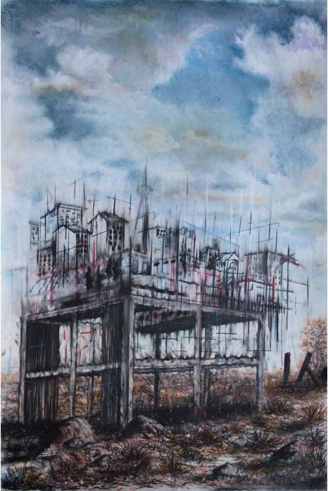MeetTheArtist_'s tweet photo. #Muta by #JMTshikhuthula interrogates the relationship between his family and landscape from #Venda and #Tzaneen. #art #artist #africa #africanart #painting #painter https://t.co/r32mXYW01d