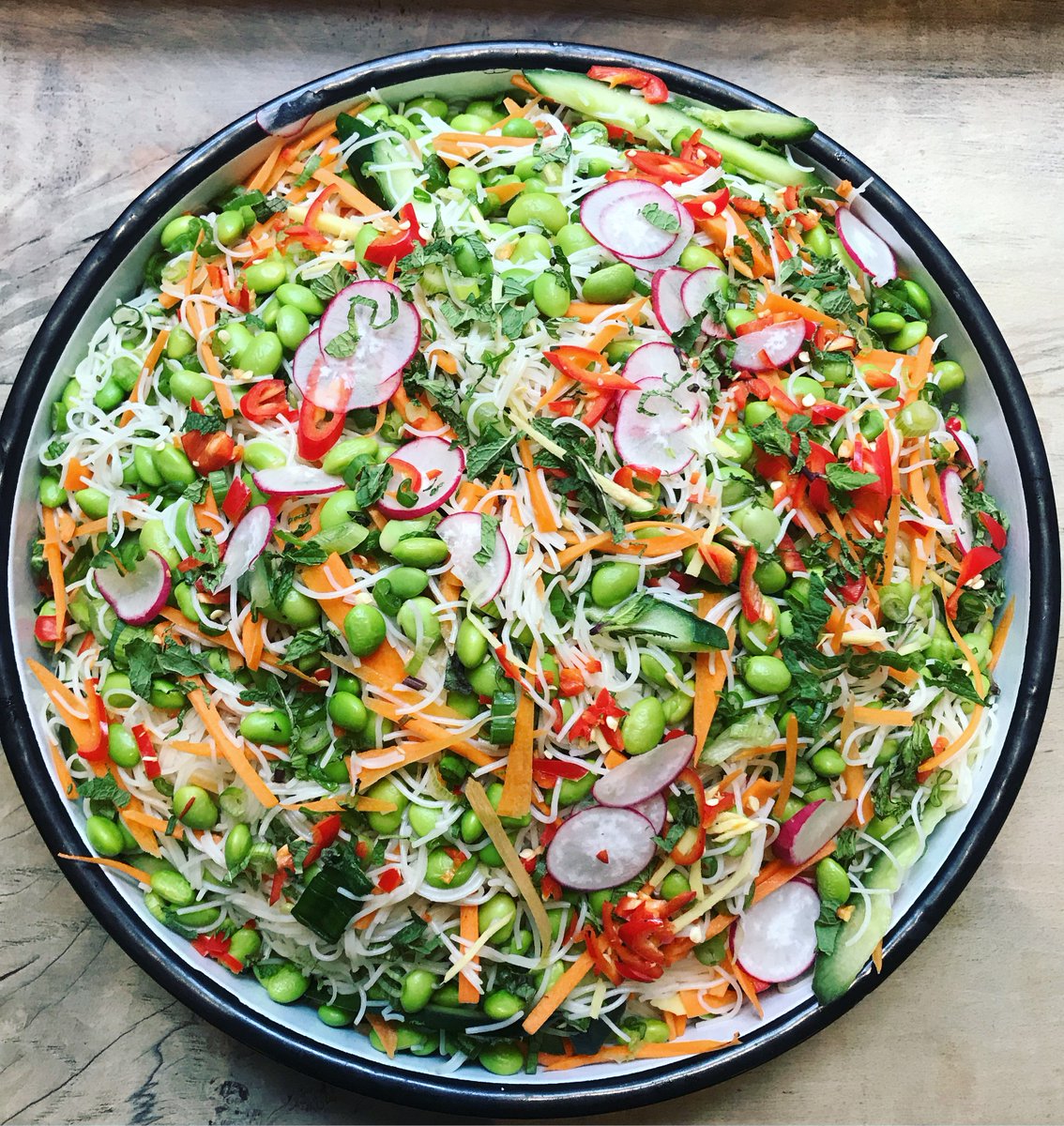 Vietnamese noodle salad bringing the spring vibes
