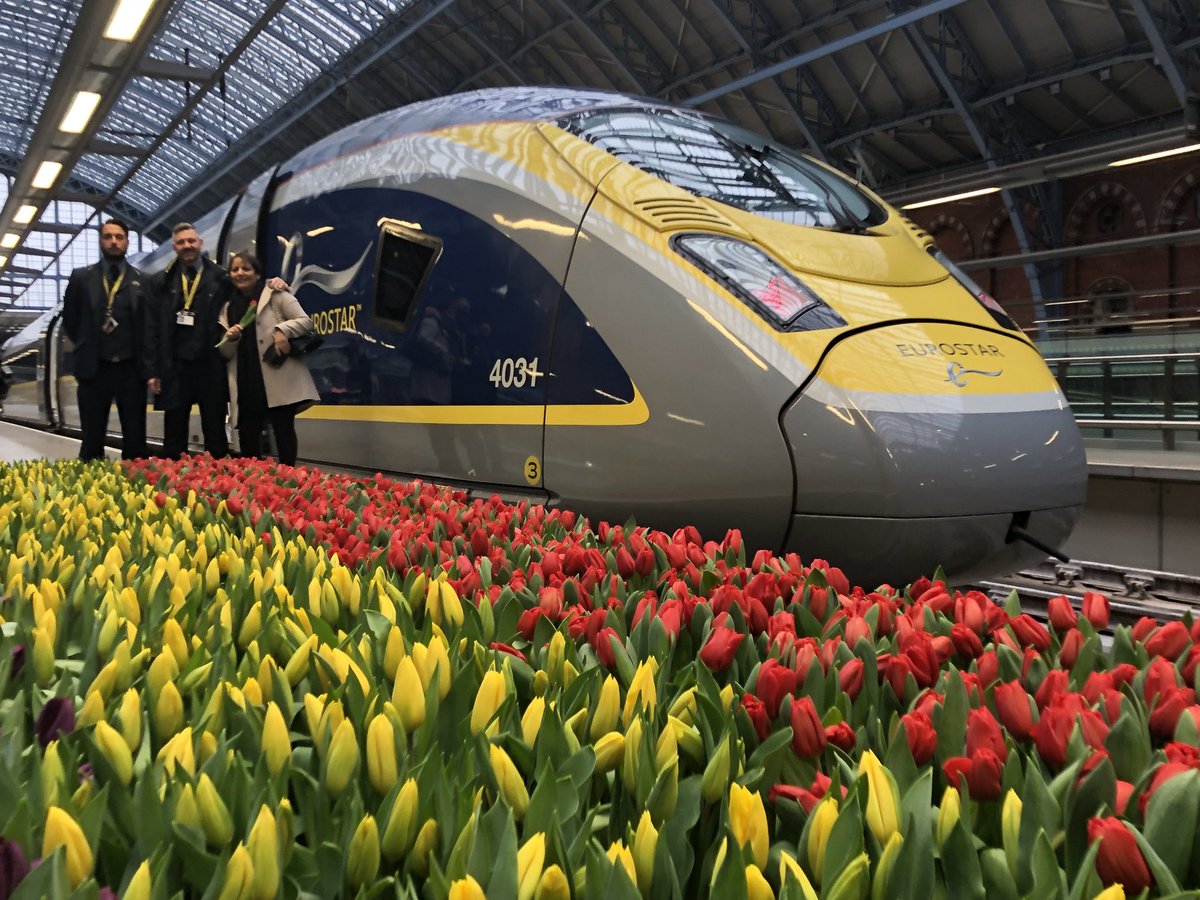 On our way to #Amsterdam on the inaugural service !
#NS
#Eurostarinnederland #eurostar