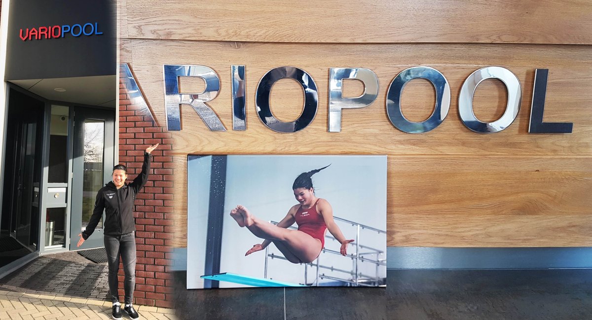 Variopool's tweet image. Lianne visited Variopool last Friday! Thanks for your visit and the nice present. variopool.co.uk/visit-from-a-d…