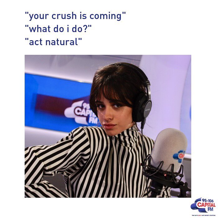 Camila at <a href="/CapitalOfficial/">Capital</a> this morning (via <a href="/CapitalOfficial/">Capital</a> on Instagram)