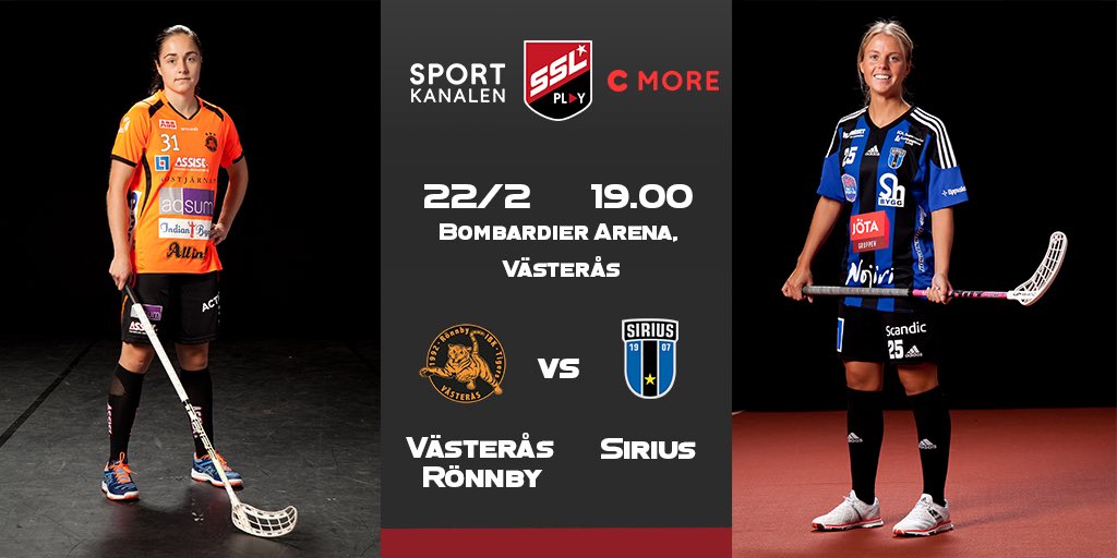 Missa inte TV-matchen på torsdag! Västerås Rönnby tar emot Sirius. Rönnby som i stort sett är klara för slutspel och Sirius som är med i kampen om en av de två sista slutspelsplatserna.