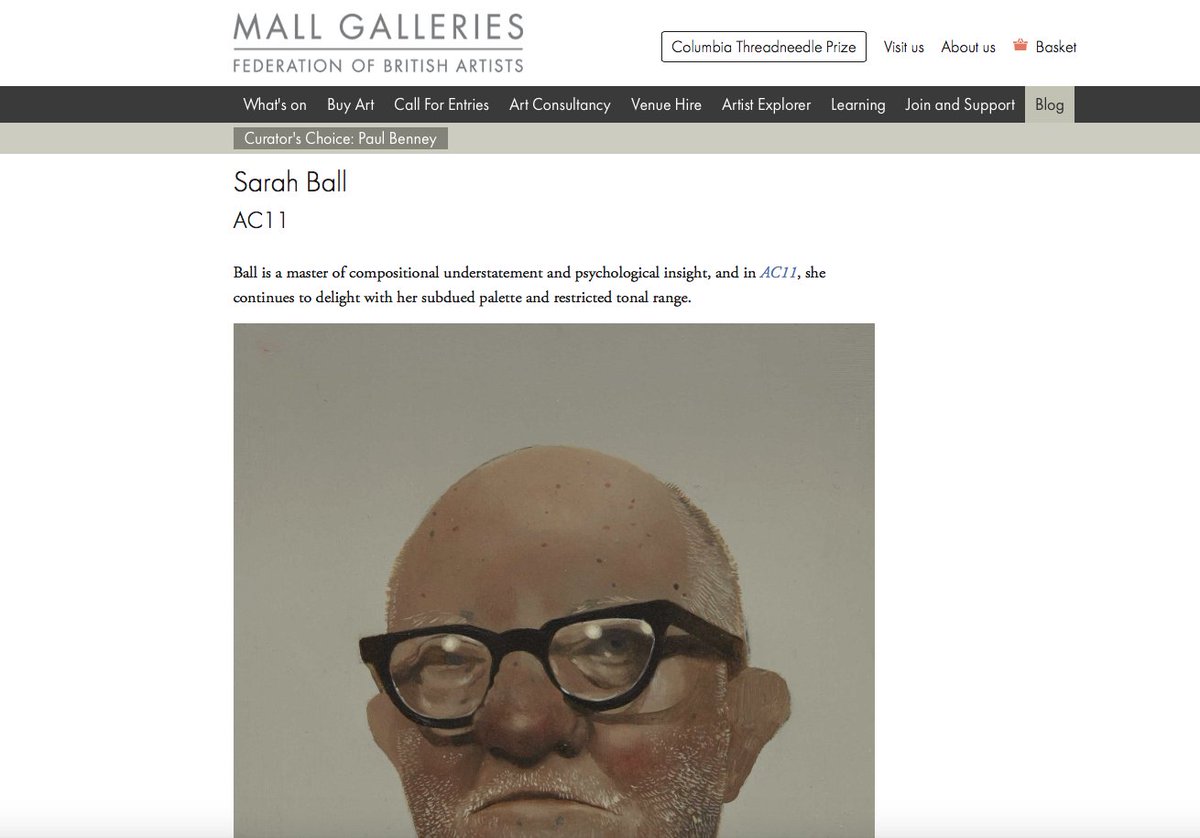sarahballstudio's tweet photo. Thank you Paul Benney ....just seen this.... very kind! https://t.co/S5Zdt5h6i3