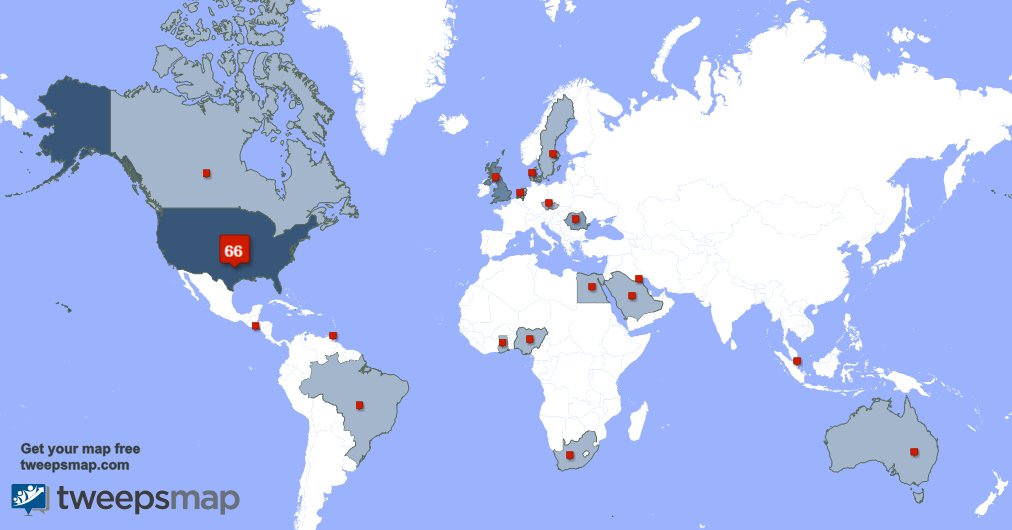 AngelFall1127's tweet photo. My followers live in USA (61%), UK.(8%)... Get your map: https://t.co/9egarJnzzf https://t.co/Y04IfZJkhU