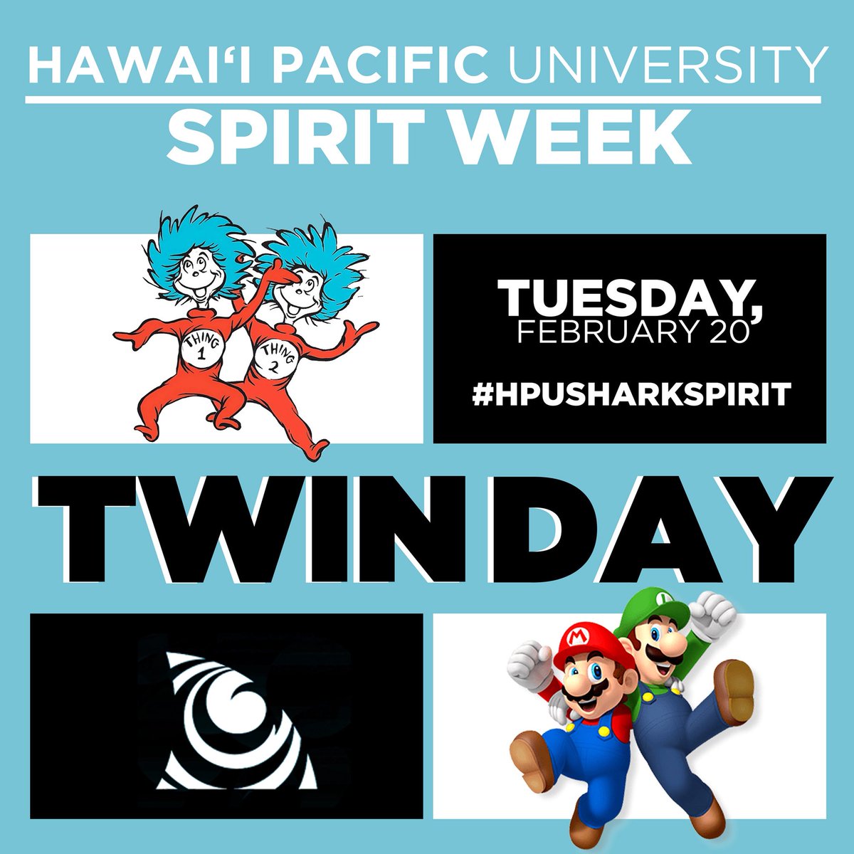 hpusaac's tweet photo. TOMORROW! First Day of Spirit Week https://t.co/FxYm16cA0l