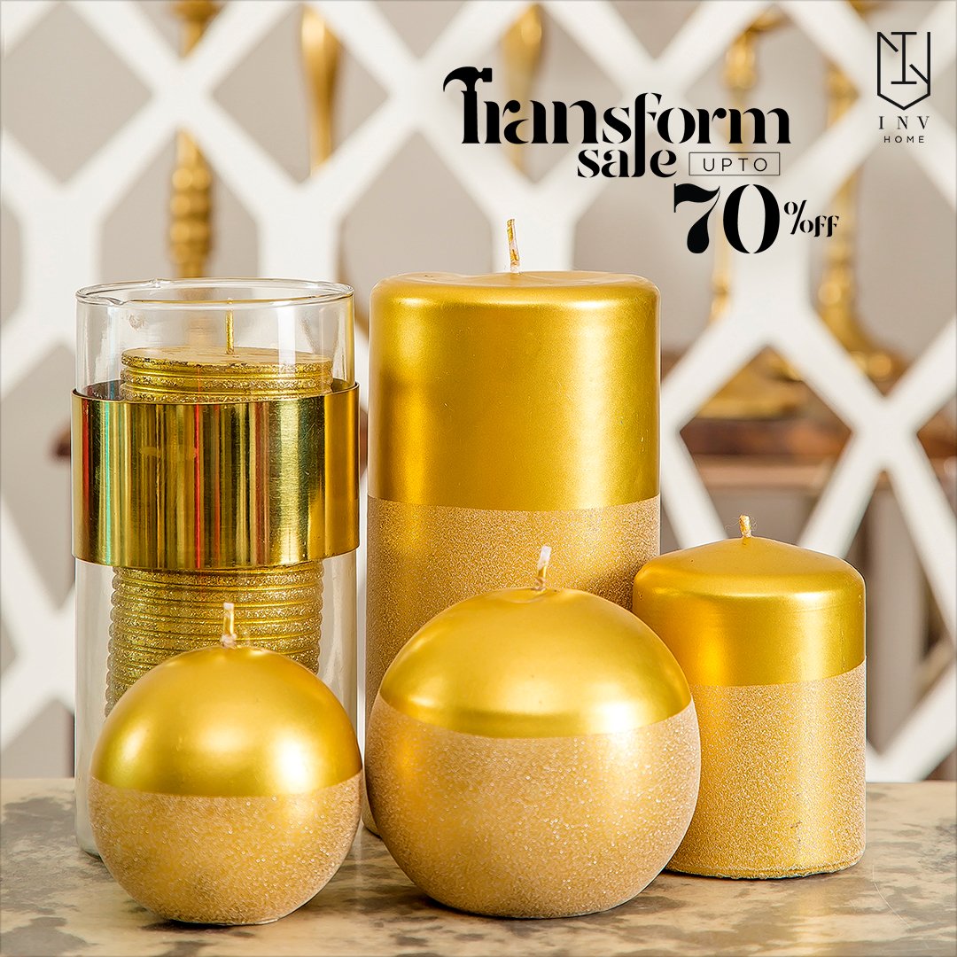 INVHomeDecor's tweet photo. #ColorTherapy Add a vibe of extravagance and an enchanting aura to your mornings with our range of elegant candleware. Avail the most of the limited period offer UPTO 70% OFF with the Transform SALE: https://t.co/fqkoEGqpy6
#Candleware #HomeDecor #Candles #INVHome https://t.co/MElPkQOE3L