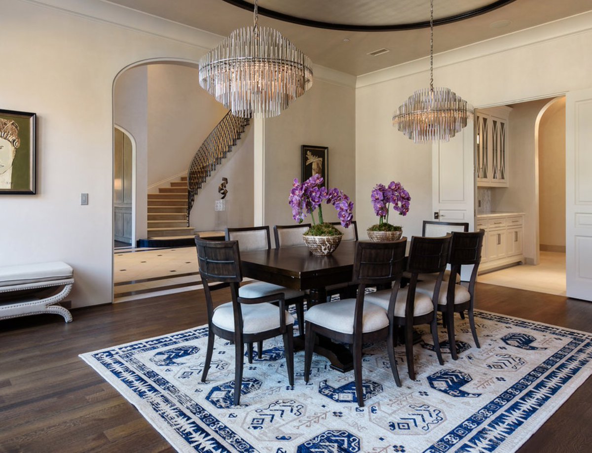 houzz dining room drapery rods