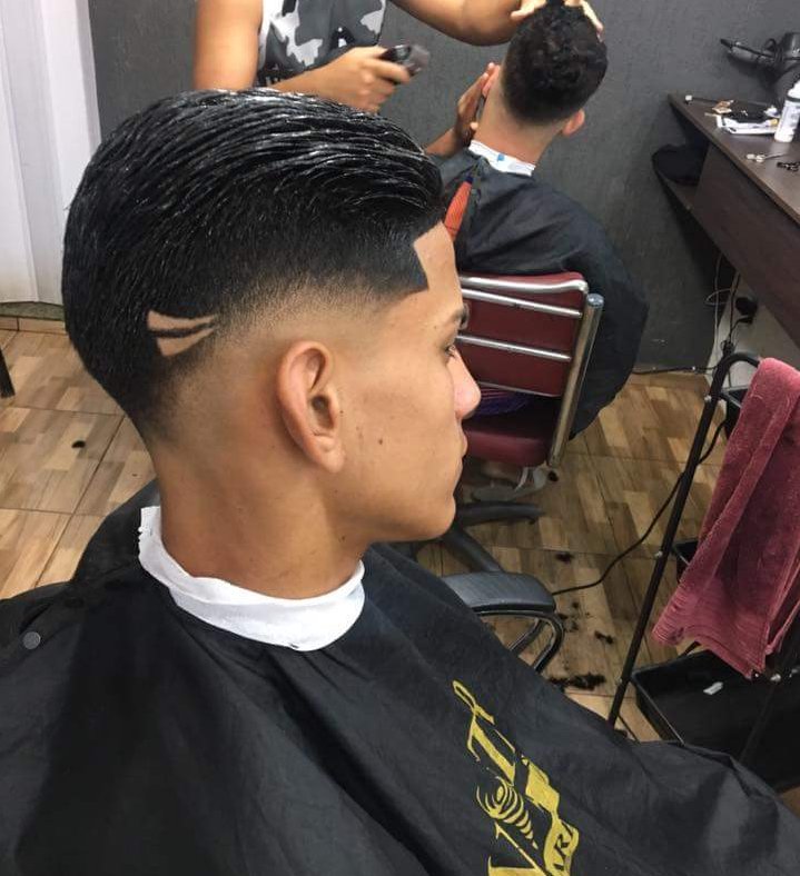 corte de cabelo do jaca com desenho