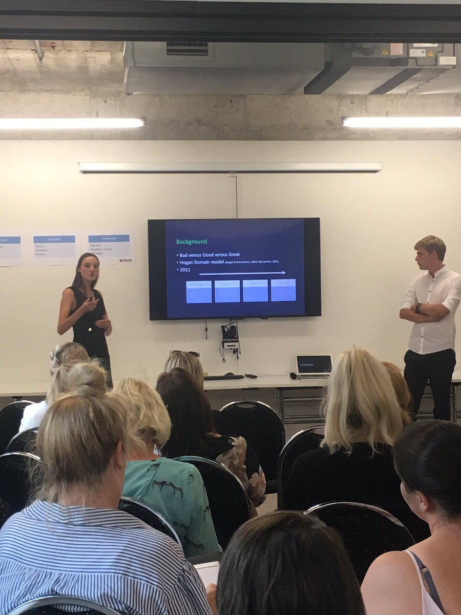 RachaelSt0tt's tweet photo. Super proud of our @WinsboroughNZ interns Alyin &amp; Joey from #ughent - presenting their research on #leadership-effectiveness @HRINZAuckland https://t.co/srFlEGBIOG