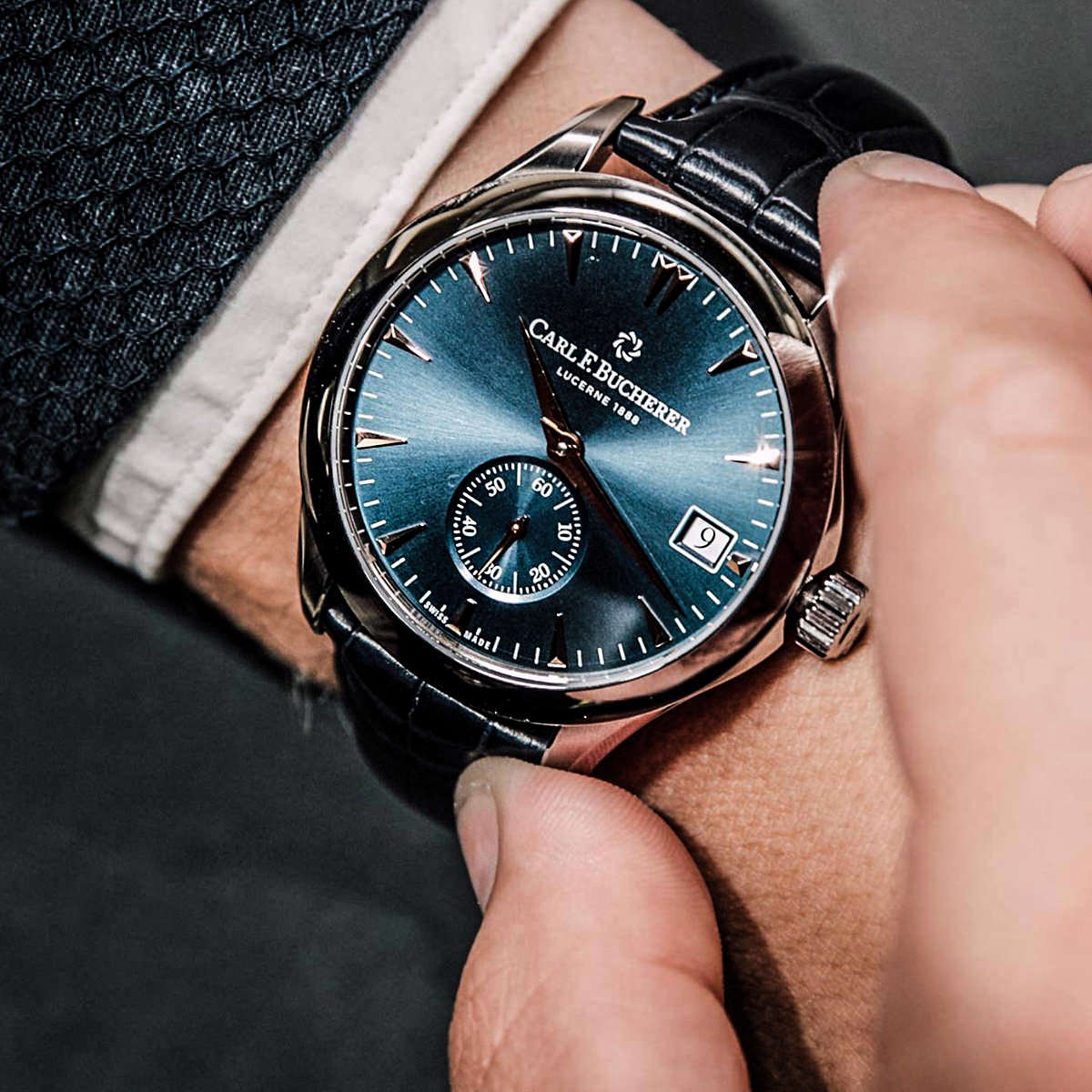 ethoswatches's tweet photo. Our choices talk for you. Make it a good conversation with the exclusive Carl F. Bucherer Boutique Watch on your wrist! #WristGameOn
https://t.co/WPYhBEmKQ1 https://t.co/mex6E6hs5m