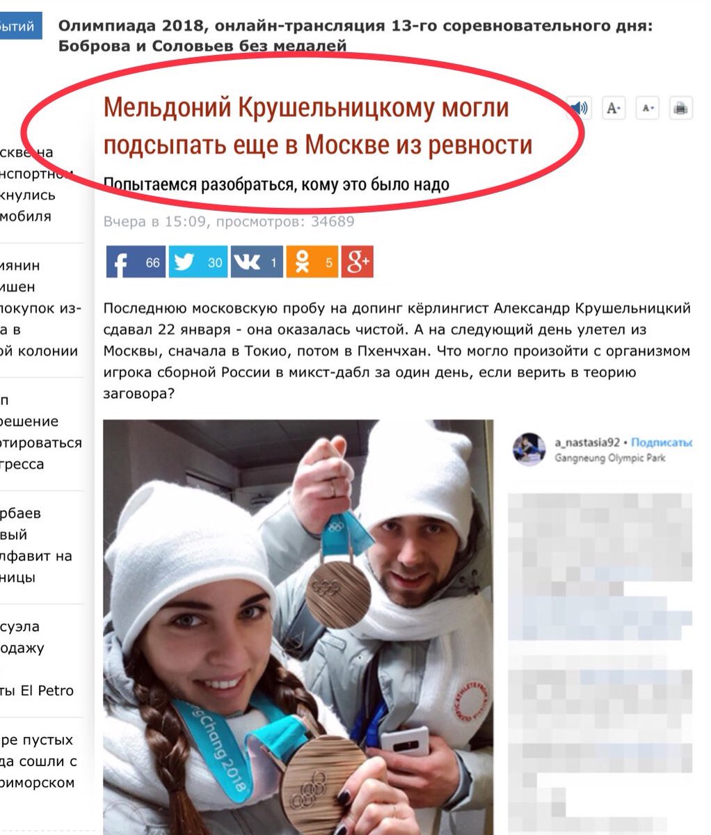 Допінг-проба "Б" російського кьорлінгіста Крушельницького дала позитивний результат на мельдоній - Цензор.НЕТ 3322
