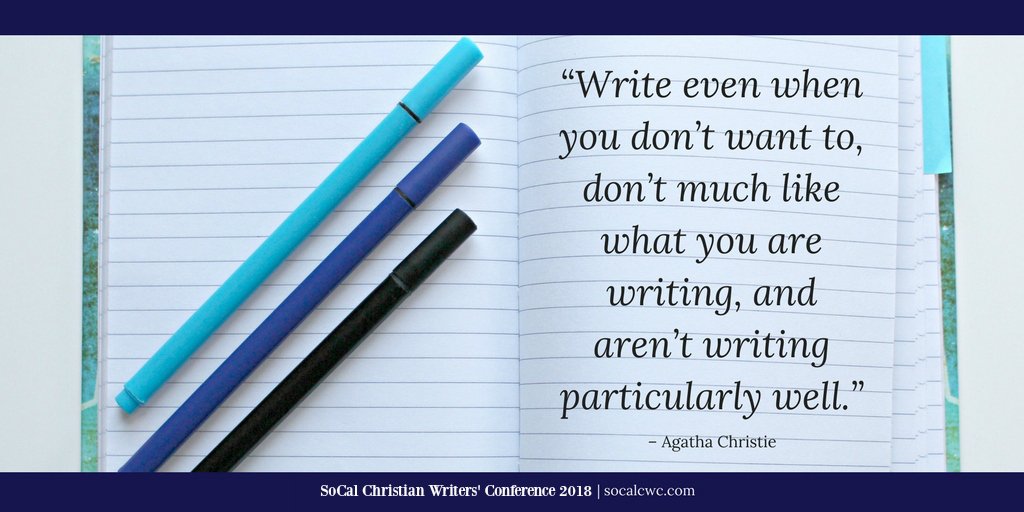 SoCalCWC's tweet photo. Find the courage to write, and the knowledge to hone your craft at the SoCal Christian Writers’ Conference! Register now--

https://t.co/IMuSoy5Kb9

#socalcwc2018 https://t.co/nalwllltFA