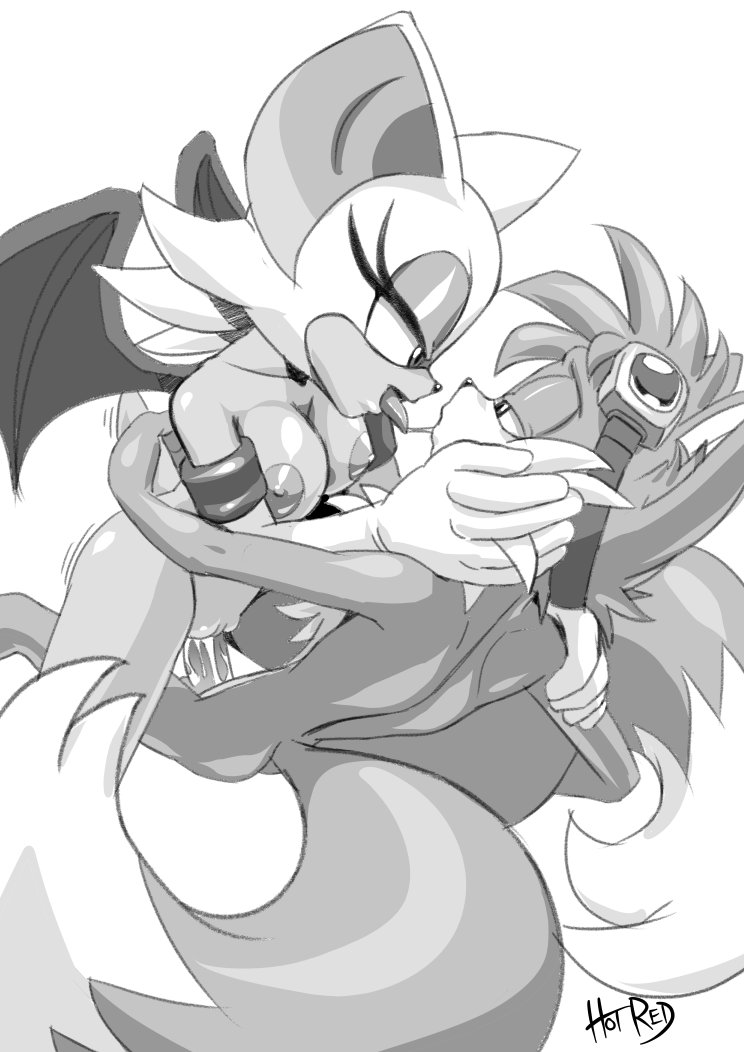 bullniku's tweet photo. Commission for Snowcanine of Rouge and Tails, older by a specified design. :) https://t.co/sXYmyIgiV3