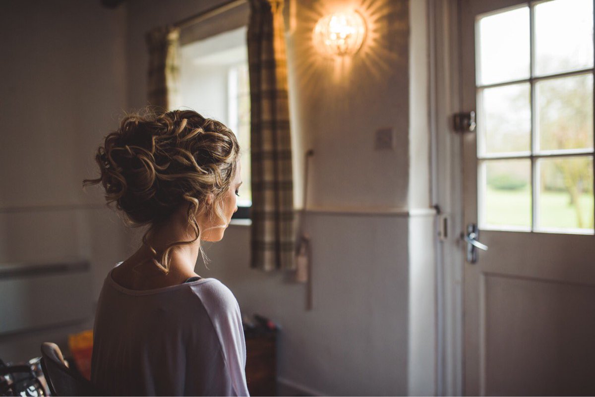 Beautiful Lucy who married at #leezpriory. #weddinghair #bridalhair <a href="/CHWeddings/">Country House Weddings</a>