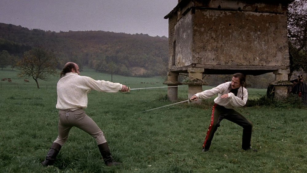 Strangely not much is made of dovecotes in popular culture today. The only instance I can think of is the dovecote (it is still standing, in central France) where the first dueling scene in Ridley Scott's fantastic The Duellists, 1977, takes place.