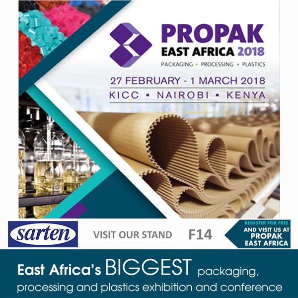 sartenambalaj's tweet photo. 27 Şubat-1 Mart tarihleri arasında Kenya’da gerçekleşecek Propak 2018’de F14 nolu stantta olacağız. Ziyaretlerinizi bekliyoruz.
We will be at Propak 2018 which will be held in Kenya at Feb27-March 1. You can visit us at stand F14 #propak2018 https://t.co/z40jTLt8QA