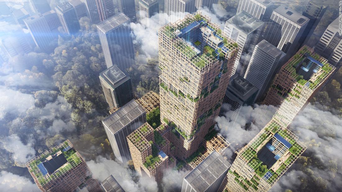CNN's tweet photo. A Japanese company is building the world's tallest wooden skyscraper, which is to be completed in 2041 and will cost an estimated 600 billion yen ($5.6 billion) 
https://t.co/LaLLOPbmiw via @CNNStyle https://t.co/3vTrJIK80U
