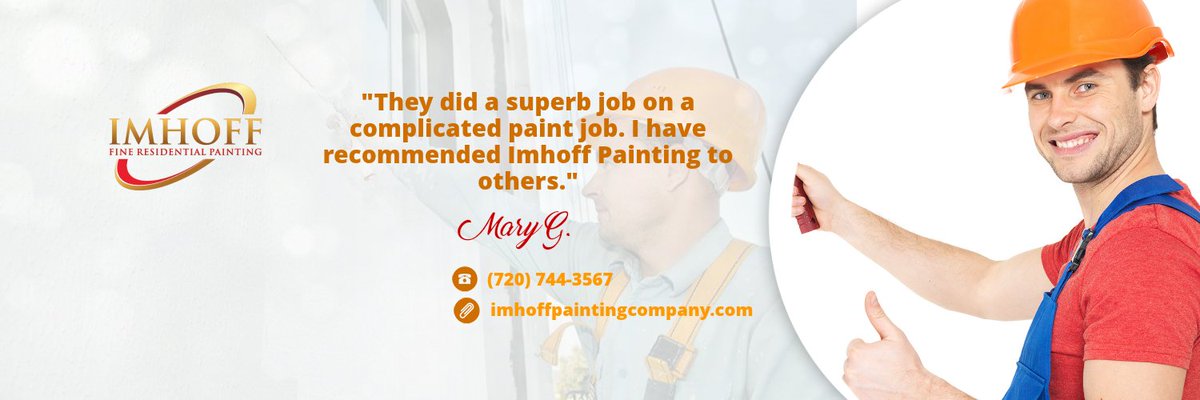 milehighpainter's tweet photo. "They did a superb job on a complicated paint job. I have recommended Imhoff Painting to others." #imhoffpainting #imhoffresidential https://t.co/TChq1dHDCS