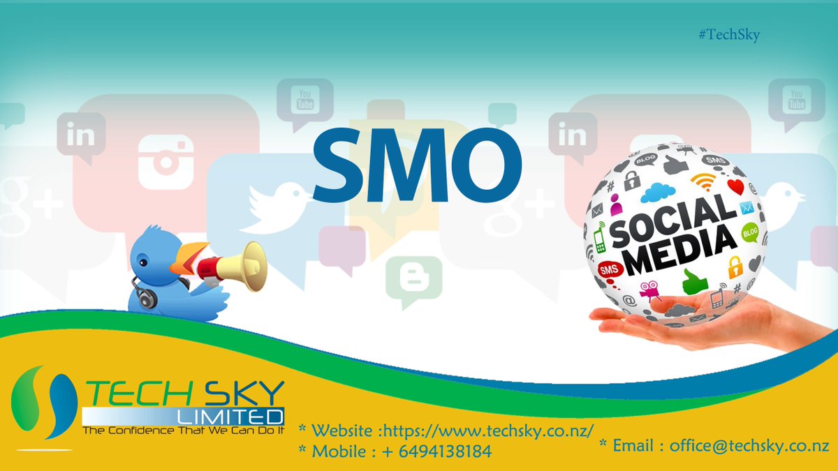 TechSkyNZ's tweet image. Our #SocialMediaMarketing Services provide a value that attracts, engages, and converts your prospects into customers. Visit goo.gl/oiGGFh to contact us today!
#SMO #TechSky #TechSkyLimited #DigitalMarketing #Auckland #NewZeland