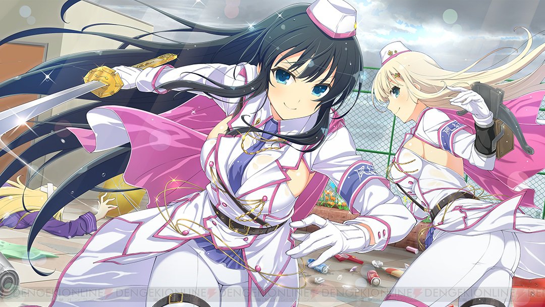 シノビマスター 閃乱カグラ』風紀隊衣装に身を包んだ斑鳩、詠が登場