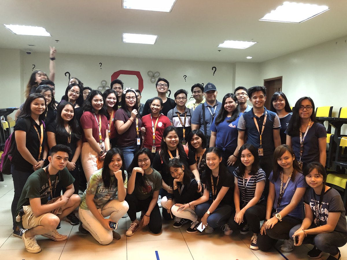 ustshscomelec's tweet photo. It's a wrap! Thank you third batch for participating on today’s activity.
#USTSHSWeek2018 #PolitiGuess #ConnectWithCOMELEC https://t.co/zQELwEHFqc