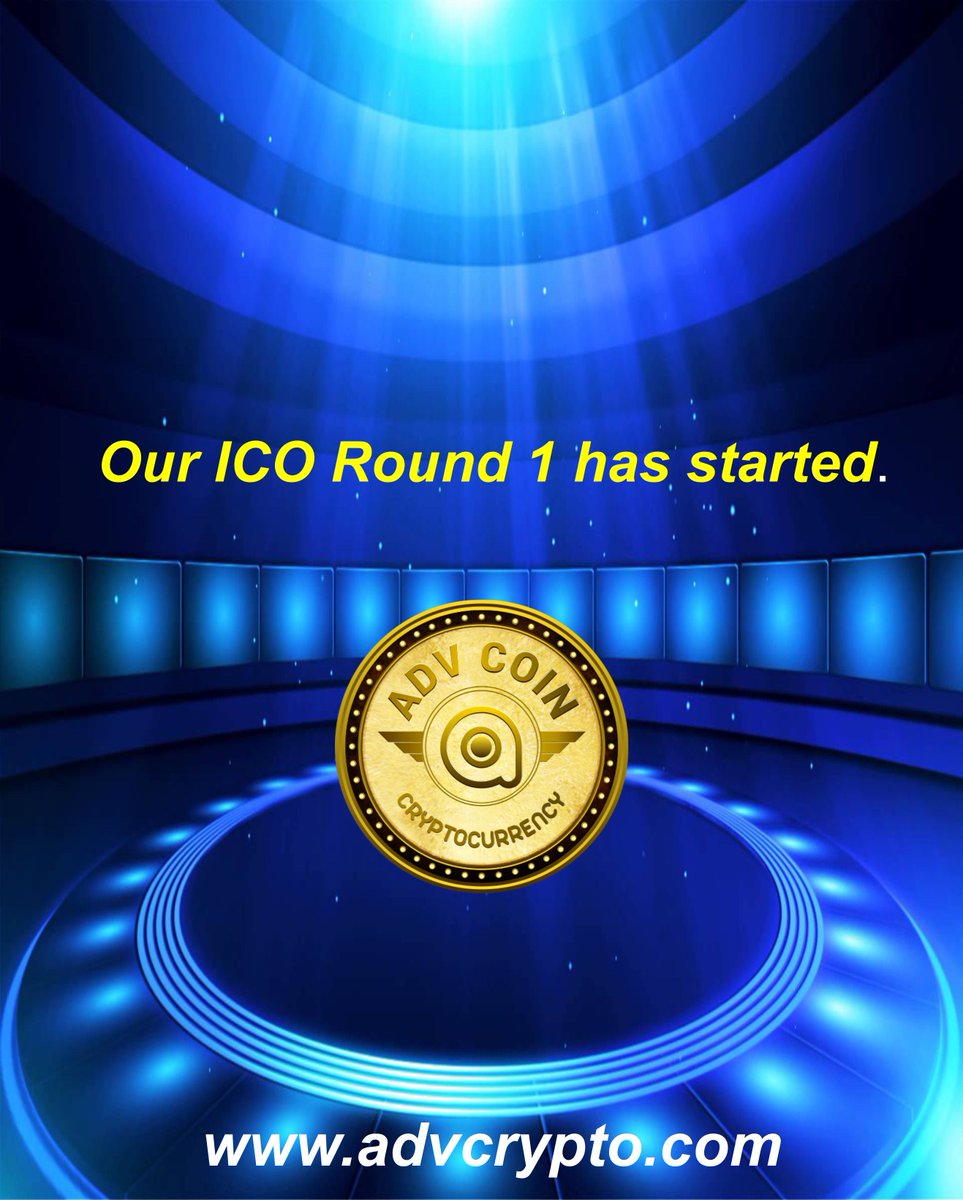 ADVCryptoCoin's tweet photo. Our ICO Round 1 has started.
Join Our Bounty Program and Earn Free Tokens!!
Signup at -
https://t.co/f9Xhv3FStW
For More Details Visit- https://t.co/QcAOlD6Va2
#ICO #ADV #CrytoCurrency #BITCOIN #bounty_program #Free_tokens #advcoin #advcrypto #advico #advcryptocoin #BTC #ETC https://t.co/tO004AI3qf
