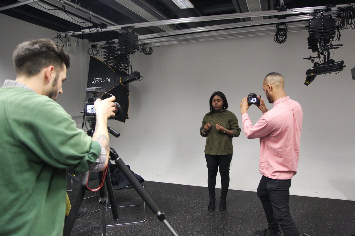 covcampus's tweet photo. Here's a little sneak peak behind the scenes at the 1st Creative Initiative shoot, which took place last week. Keep your eyes peeled for great content from the group coming soon! 👀📷

Also, big shout out to the very talented @KellyBryanPhoto for the pics. 👍 https://t.co/dcPWnLT4E8