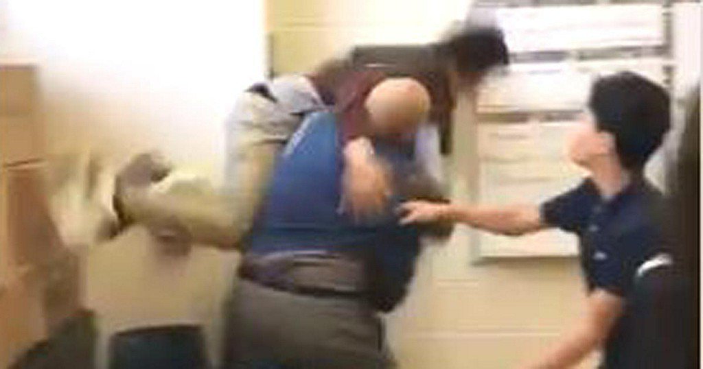 FOX2now's tweet photo. Substitute teacher fired after video shows him body slamming a student https://t.co/jttldyivbO https://t.co/6zYDrzn4Yh
