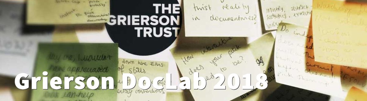 Love TV? Want to make documentaries? Finding it hard to get into the industry? Applications for the 2018 Grierson DocLab, a new entrant training scheme, are now open for aspiring 18 - 25yr doc makers. Find out how to get involved buff.ly/2npccvR