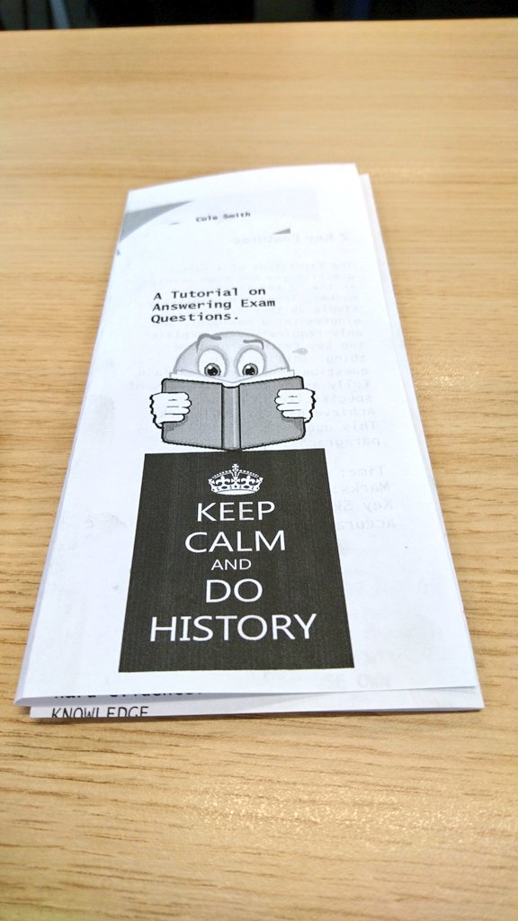 AmershamHistory's tweet photo. First day back and we're already prepared to survive a history exam. @AmershamSchool_ @Pearson_History https://t.co/Hy2Mcp2jbp