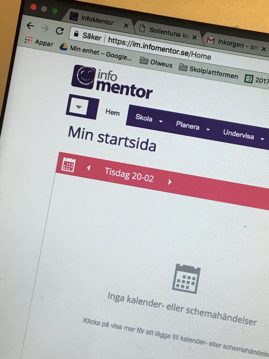 Certifieringsutbildning Infomentor, andra dagen - nu kör vi! #solskol #utbildningsilverdal