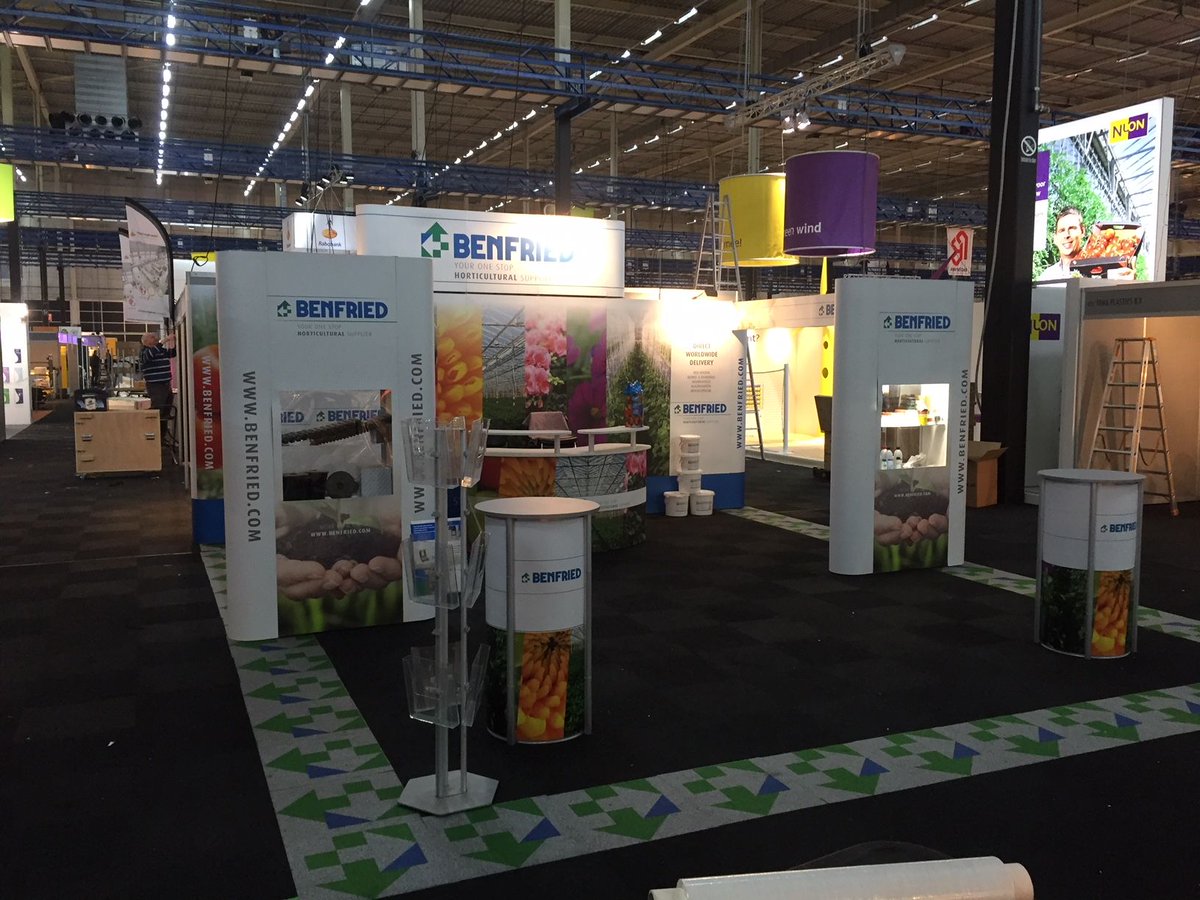 Benfried_BV's tweet photo. Wij zijn klaar voor de @HortiContact! Loop van 20-22 februari bij ons langs op standnr 434! #tuinbouw #HortiContact #benfried https://t.co/gWfVyqGzpG