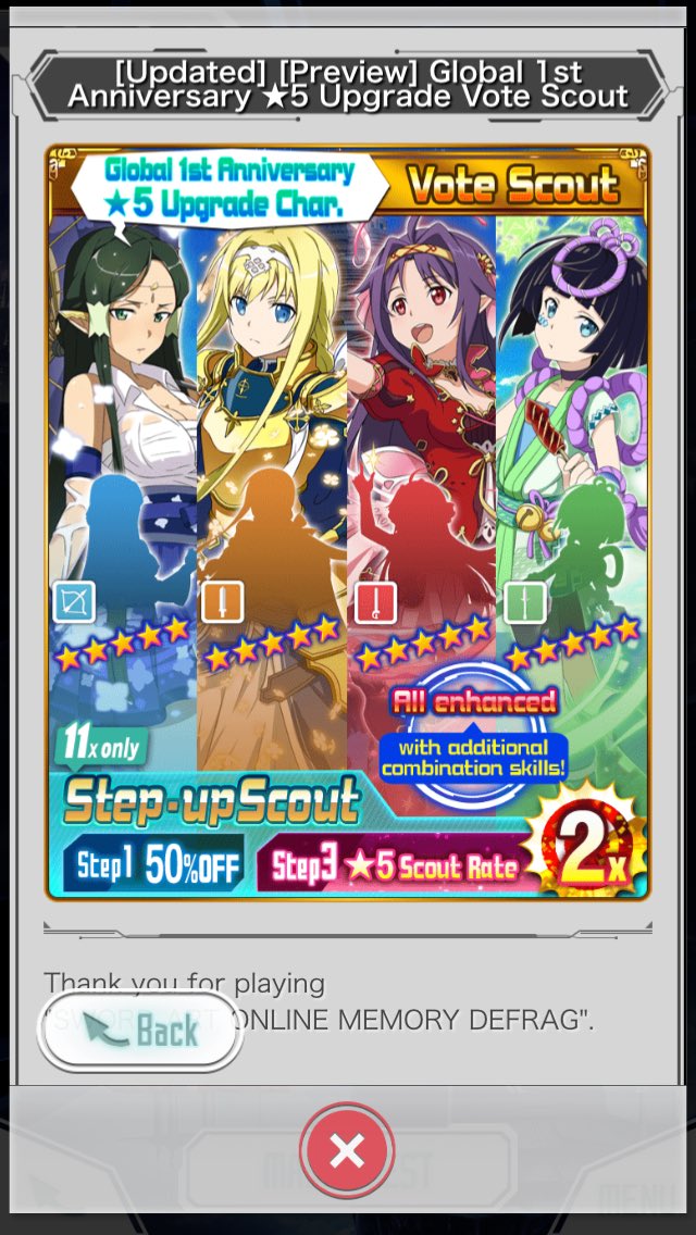 allaboutgames02's tweet photo. Hell yeah! My archer gets an upgrade 🎉 #saomd https://t.co/d5XPloUmDu