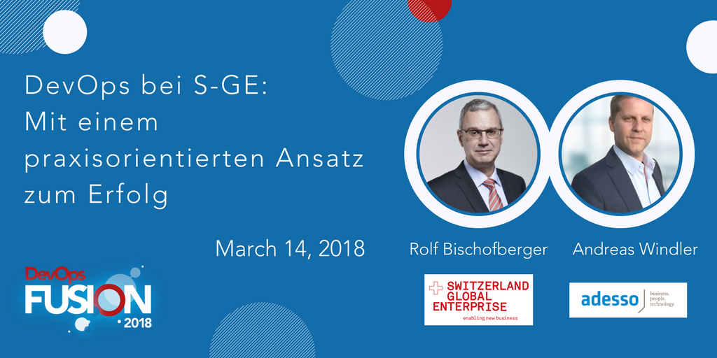 DevOpsFusion's tweet photo. Step-by-Step zum Erfolg. #Organisatorische, #methodische und #technische Anpassungen für #DevOps mit @R_Bischofberger und @andreaswindler
https://t.co/zBVqaQhp5m https://t.co/ddiZmHasa4