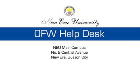 Kaegay On Twitter The New Era University Neu Ph Launches Ofw