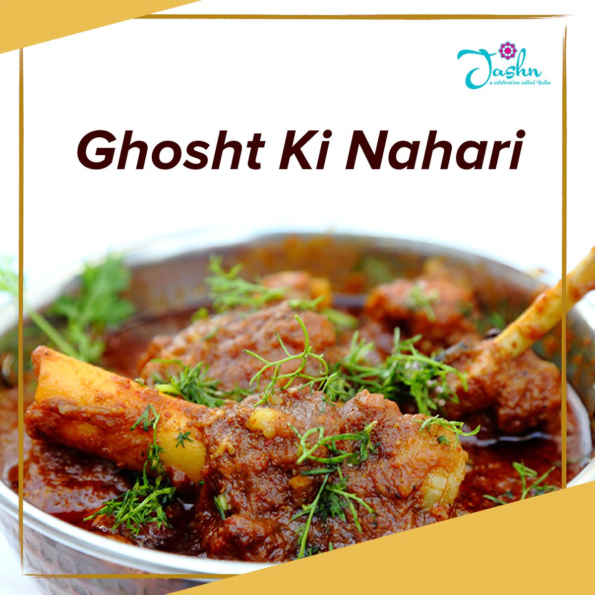 A centuries old recipe treasured among the traditional homes of the Mughals, #GhoshtKiNahari continues to tantalise the taste-buds even today. Try it for yourself at #Jashn!
#IndianFood #ModernIndian #Yum #Tasty #FlavorsofIndia #OmanFoodies #OmanFoodBlog #MuscatFoodScenes