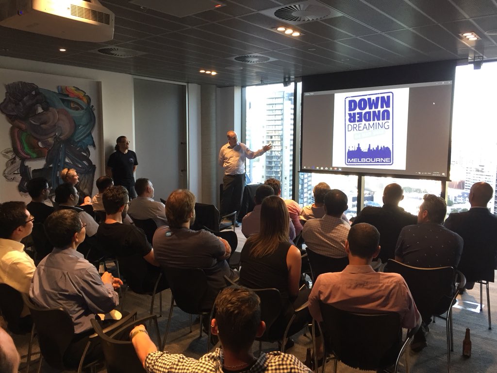 MrCBAdvisory's tweet photo. Meanwhile in #Melbourne it’s the #Salesforce #UserGroup... Great effort by @ozrascal &amp; MC @andrew_c_au with the #Spring18Release. Kudos to hosts #pwc  #SFAPAC cc: @jodiem https://t.co/IS8MuMTxH7