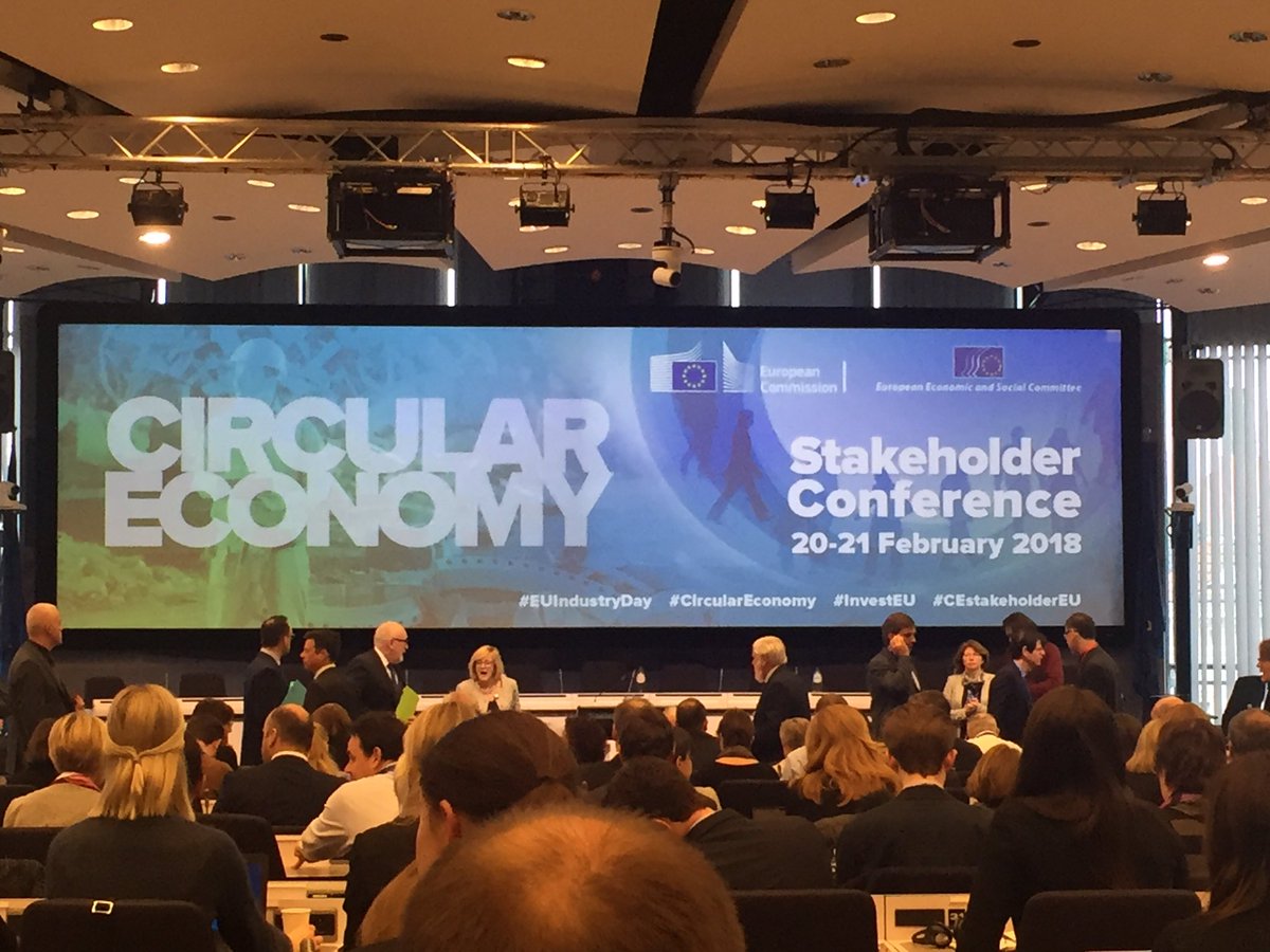 CircularOcean's tweet photo. Looking forward to the #CircularEconomy stakeholder platform. Pick up some info on @CircularOcean @NPA2014_2020 outside the plenary room https://t.co/iumMia8IZt