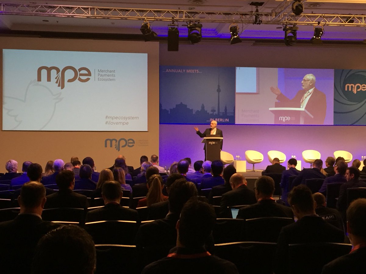 Off to a #cashbash as @dgwbirch opens #MPEcosystem #ilovempe @MRCHNTPYMNTS