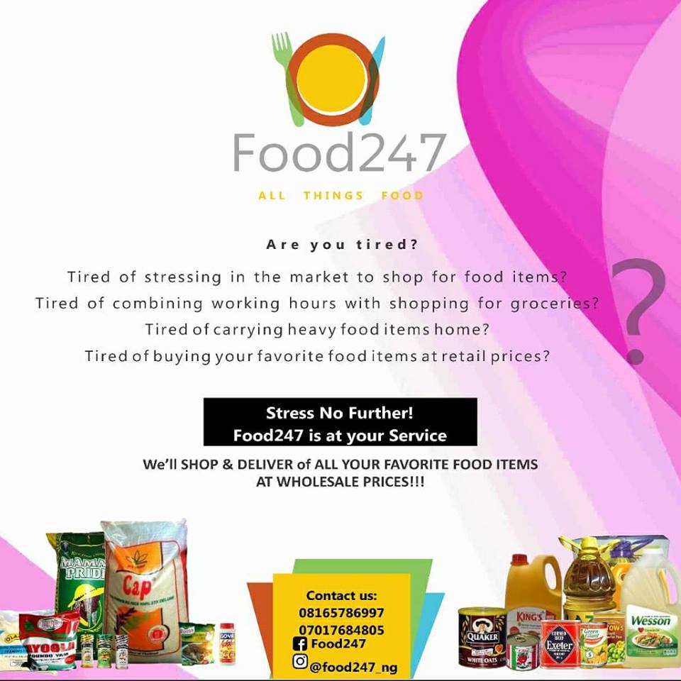 We've got you covered all day every day. #Food247 #FoodStore #Foodshop #healthyfoods #healthyliving #wholesaleprices #paymentondelivery #Allthingsfood #FoodAffair #Foodlovers