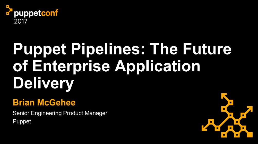 puppetize's tweet image. Missed @doct15’s #PuppetConf session on Puppet Pipelines? Check out @ahess247’s recap, and the video. bit.ly/2yVQ70l