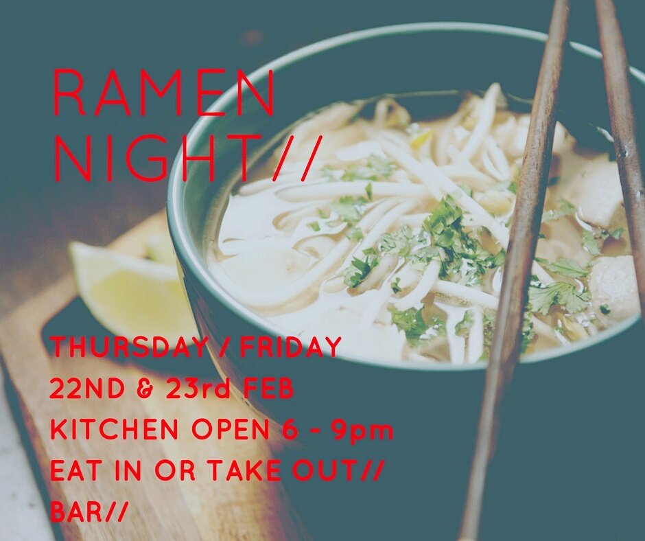 Our last night's will Ramen...
If you want to book a spot email us at info@theeatingroom.co.uk 

#ramen #bristolfood #eatout #lastweek #totterdown #bs4 #southbristol