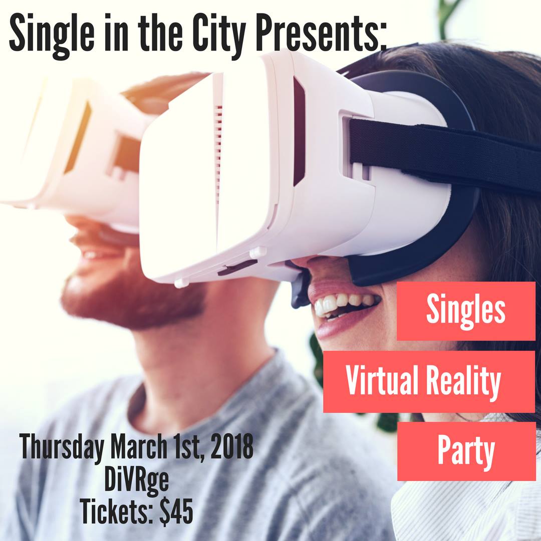 singleinthecity's tweet photo. Tickets are still available for our Singles Virtual Reality Party at #DiVRge in #Toronto on THU, MAR 1! #VirtualRealityNight is going to be an amazing experience for singles to have fun and bond through virtual adventure! Tickets here: https://t.co/krkpmQYob4
#singleinthecity https://t.co/KxjZzUFlHx
