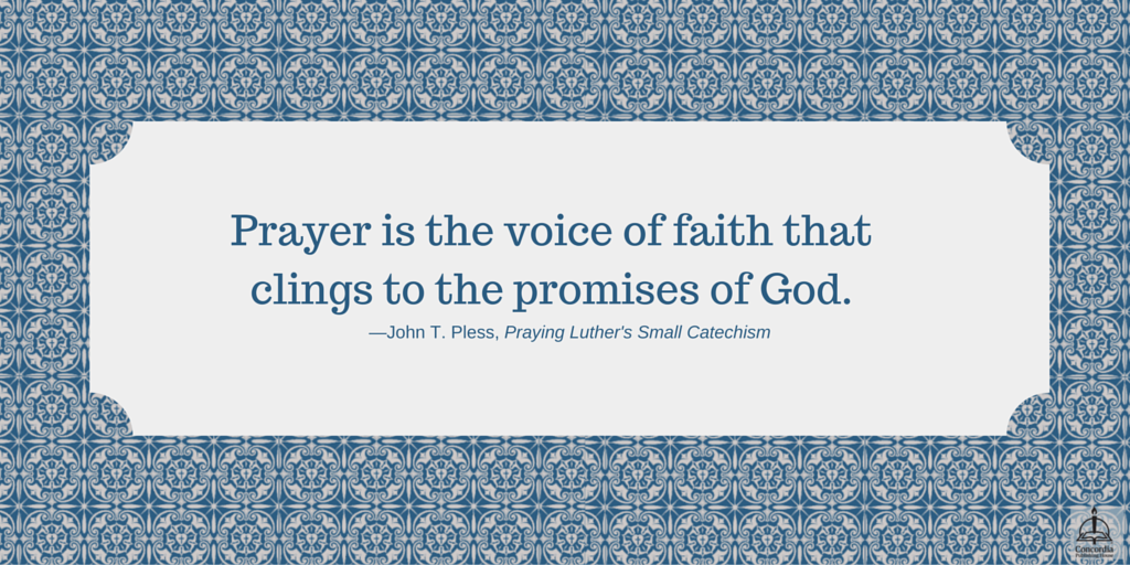 Catechism2017's tweet photo. Prayer is the voice of faith that clings to the promises of God. https://t.co/5SRskxLEAV https://t.co/BYxNo2mCBI