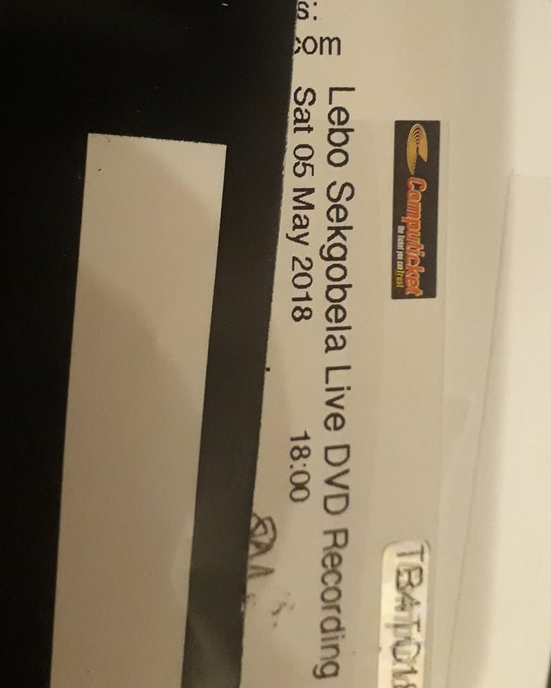 SekgobelaLebo's tweet photo. Thank you to everyone who has already bought their tickets. Your support is just amazing. If you haven't bought yours, do so as soon as you can to avoid disappointments. Once again,  from the bottom of my heart, THANK YOU. https://t.co/lON4A0pUng
